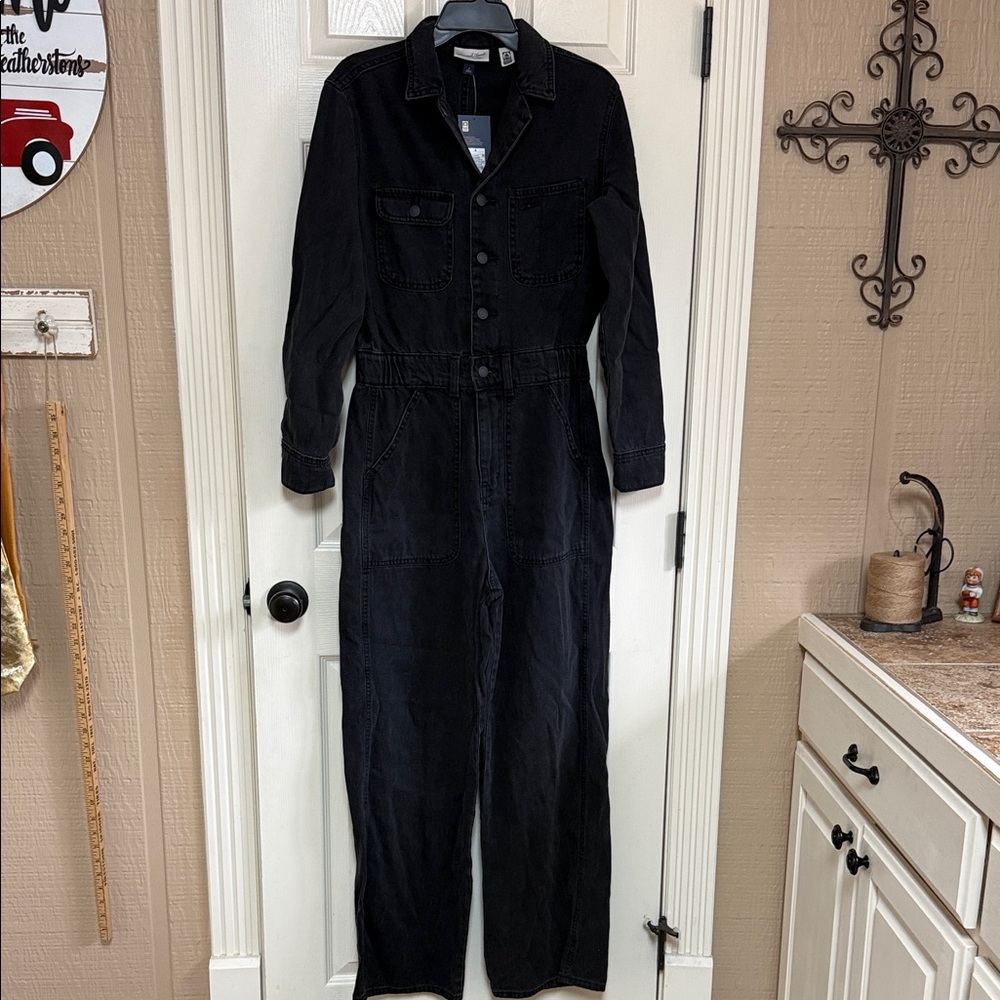 Universal Thread Dark Denim Jumpsuit